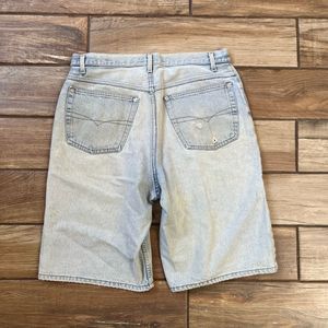 Vintage Baggy anchor blue jorts denim shorts